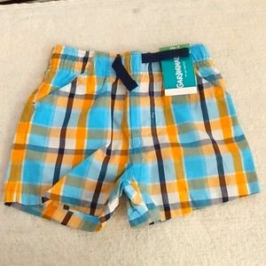 Garanimals 6 to 9 month old summer plaid shorts
